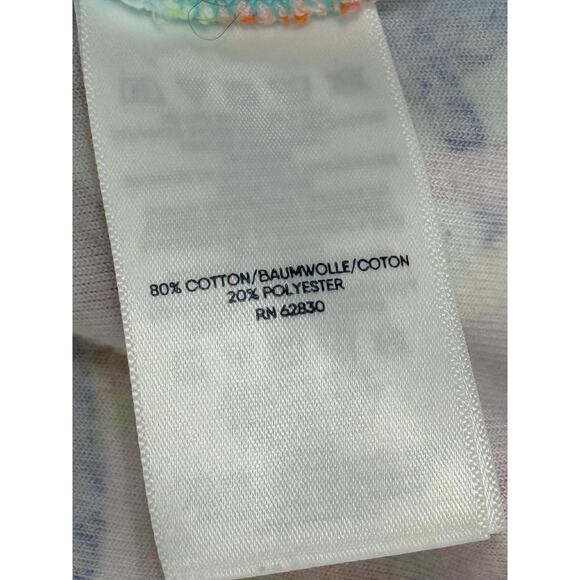 Lands' End Vibrant Tropical Theme Long Sleeve Hooded Cover Up Size 14-16 Juniors - Picture 8 of 9